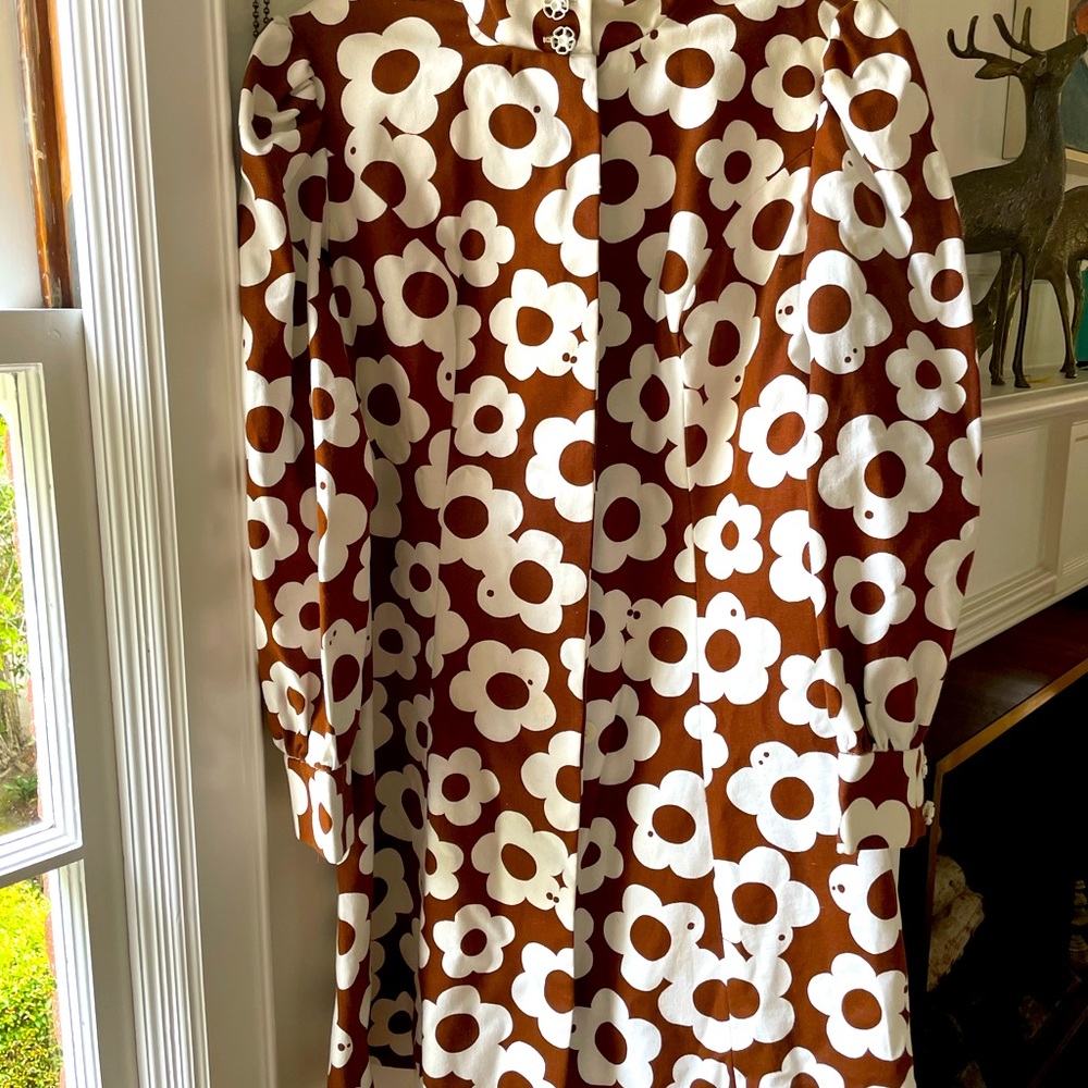 Vintage flowered coat